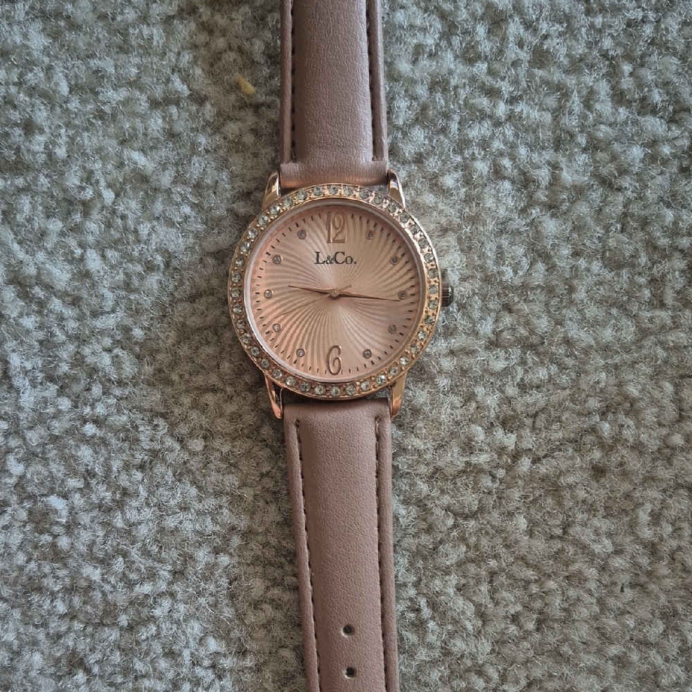 L&Co Rose Gold Watch